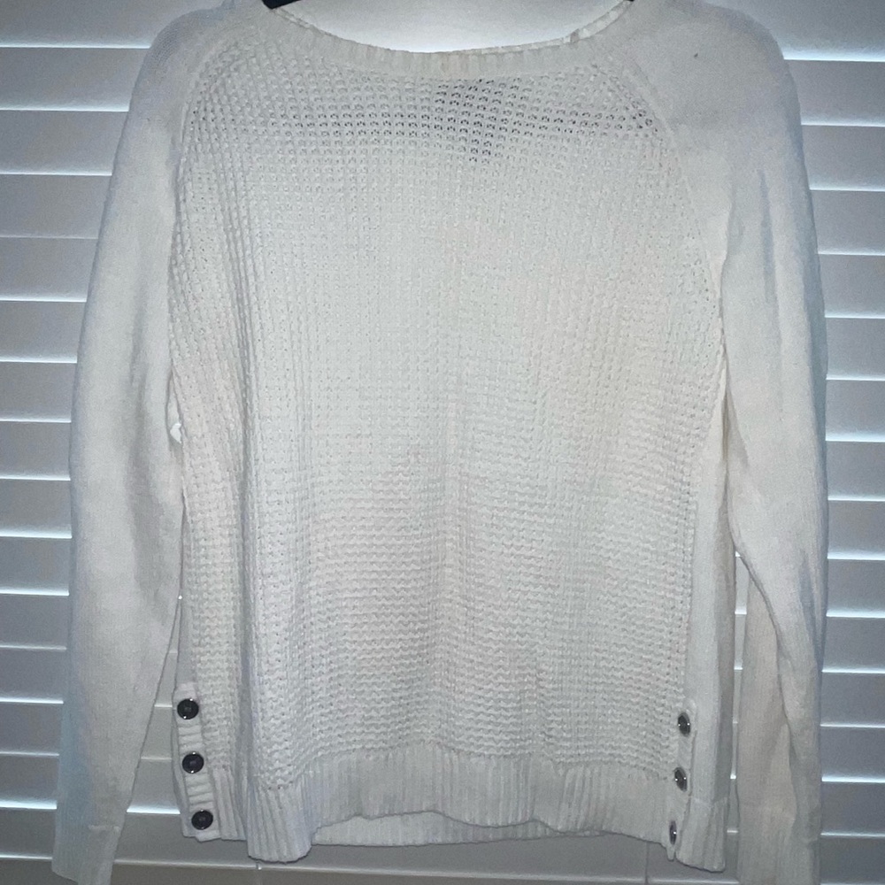 Karen Scott white sweater top